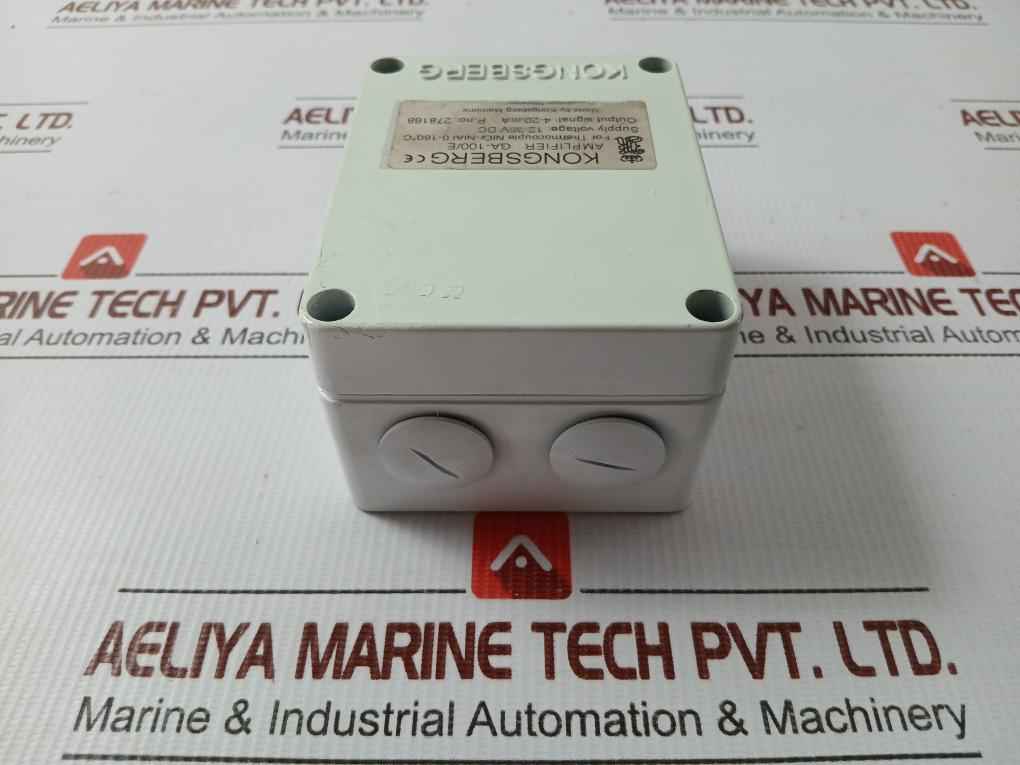 Thermocouple Amplifier Connection Box 12-35V Dc Kongsberg Ga-100/E