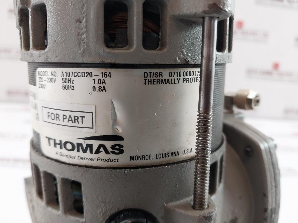 Thomas 230V Diaphragm Vacuum Pump A107Ccd20-164