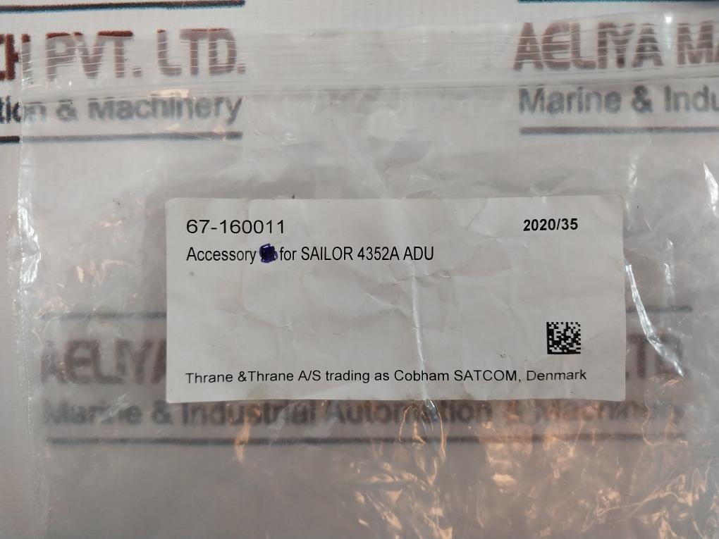 Thrane 67-160011 Ethernet Cable for Sailor 4352A ADU E210567 AWM 2835 60°C