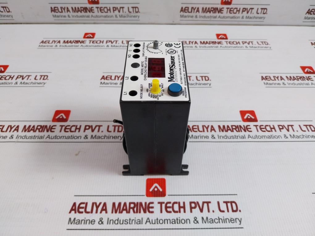 Three Phase Electric Motor Protector Relay 120-240Vac Symcom Ms77C