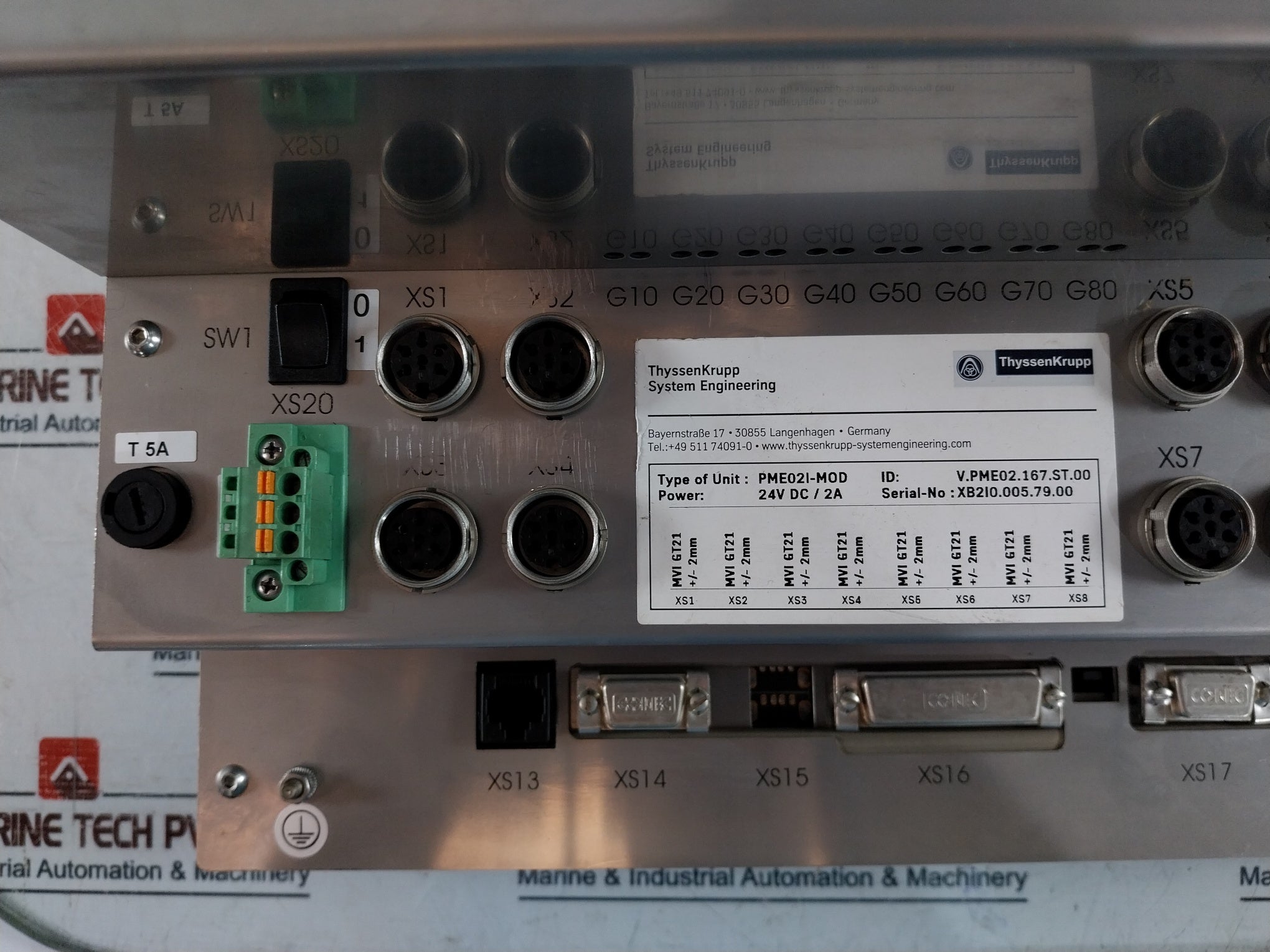 Thyssenkrupp Pme02I-mod System Engineering Egm V.Pme02.167.St.00 24V Dc