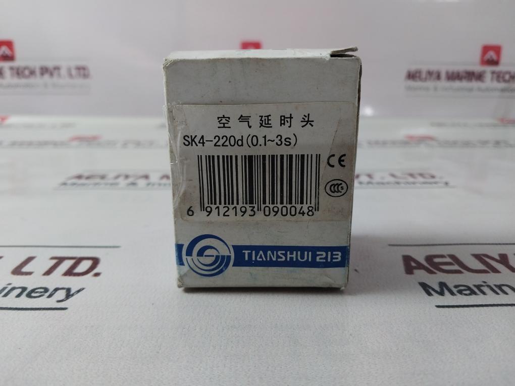 Tianshui 213 Sk4-220D Pneumatic Time Delay Block 0.1~3S, 690V 10A
