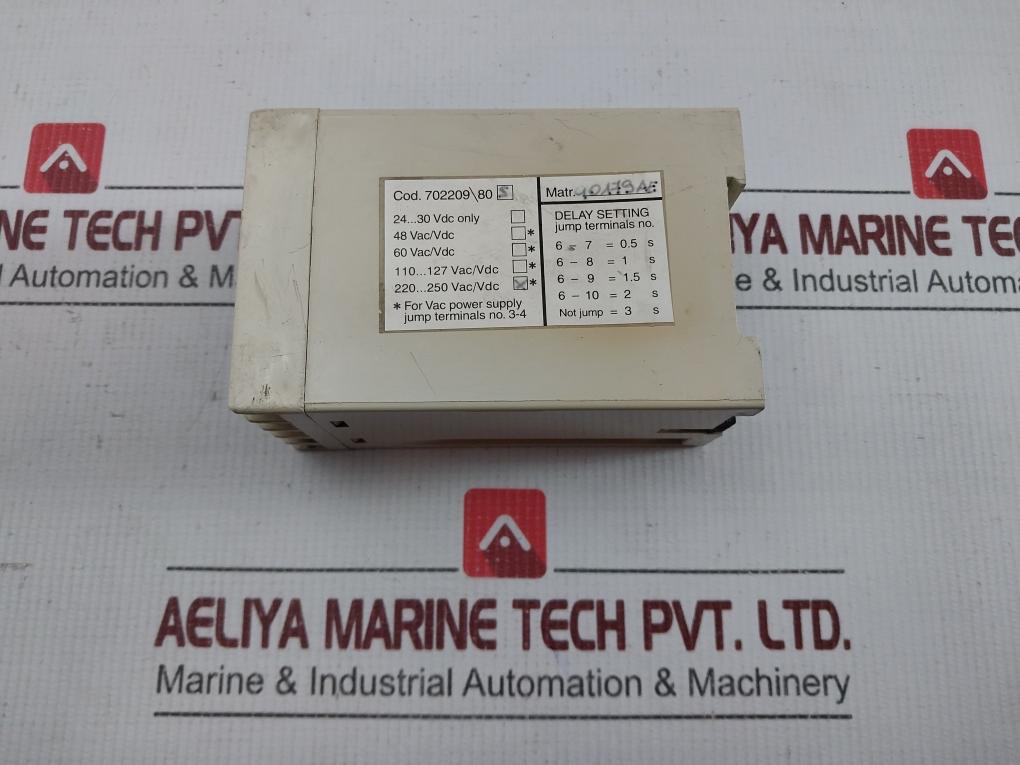 Time-delay Relay 702209\80 5 Abb 220-250V Ac/Dc