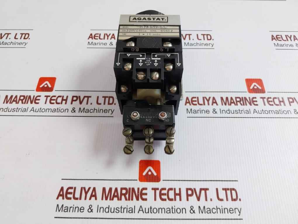 Time Delay Relay 220V 1-10 Minute Timer Agastat 7012L9F Ll