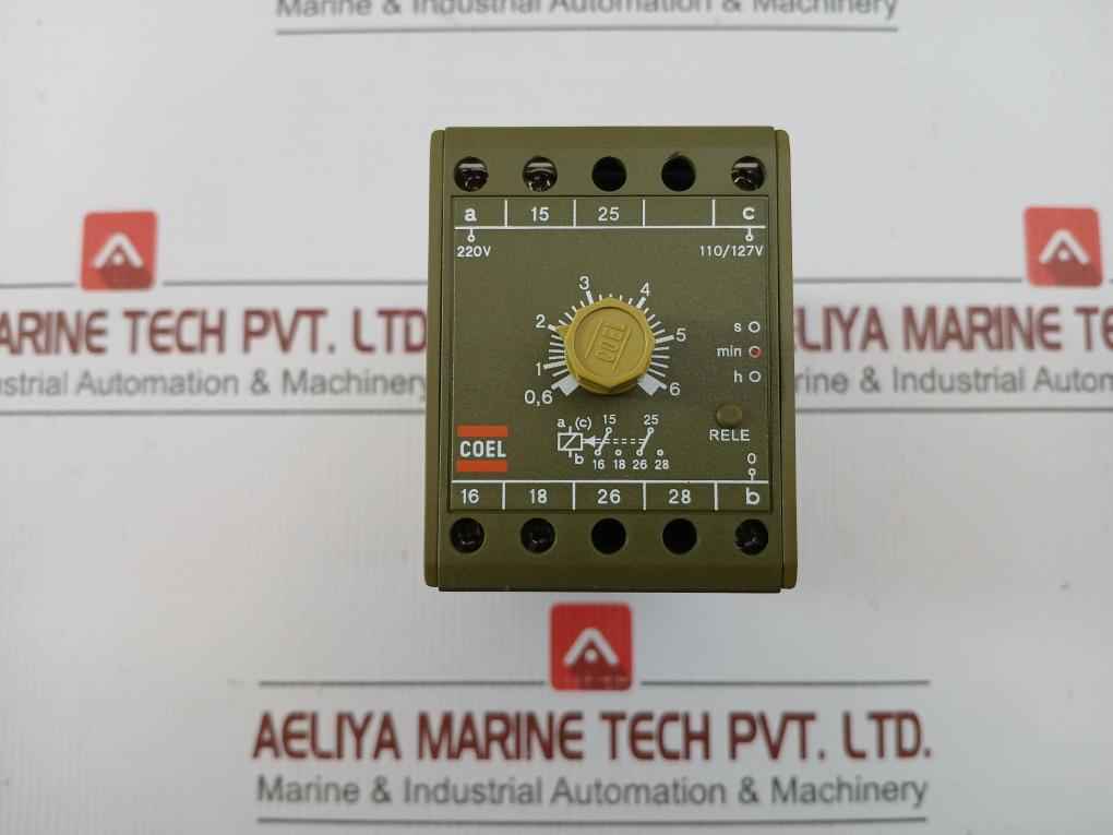 Time Delay Relay 220Vca/220Vac Coel Pz 6 M