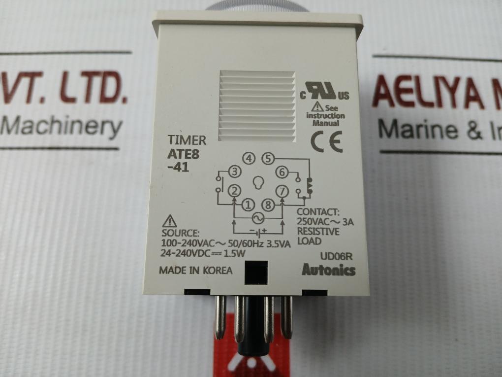 Timer Module 1S-1H,100-240Vac-50/60Hz Autonics Ate8-41