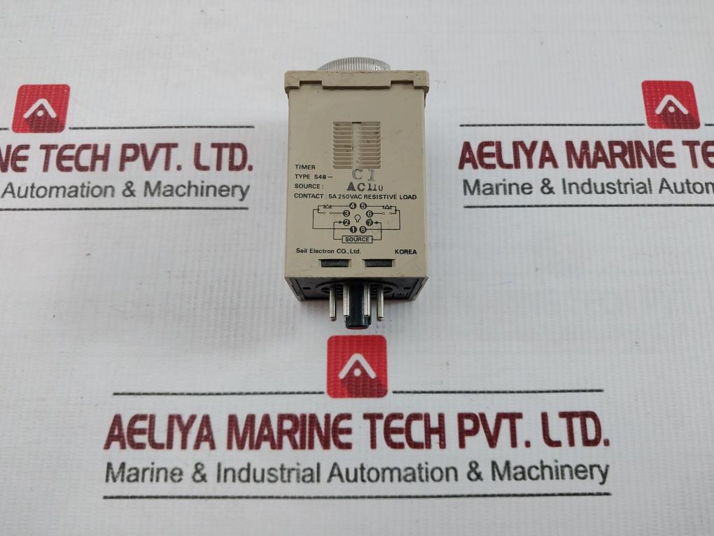 Timer S48-c1 Seil Electron 250Vac 5A