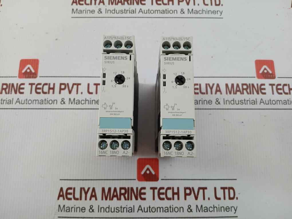 Timing Relay 3Rp1512-1Ap30 Siemens 1,5-30 S