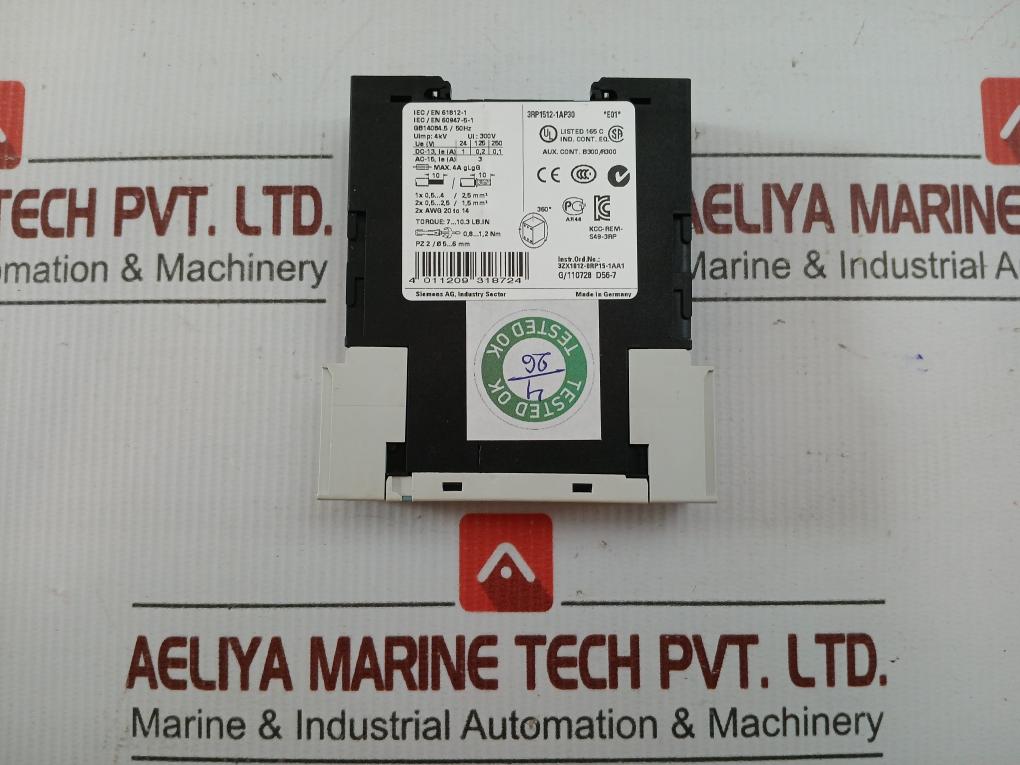 Timing Relay 3Rp1512-1Ap30 Siemens 1,5-30 S