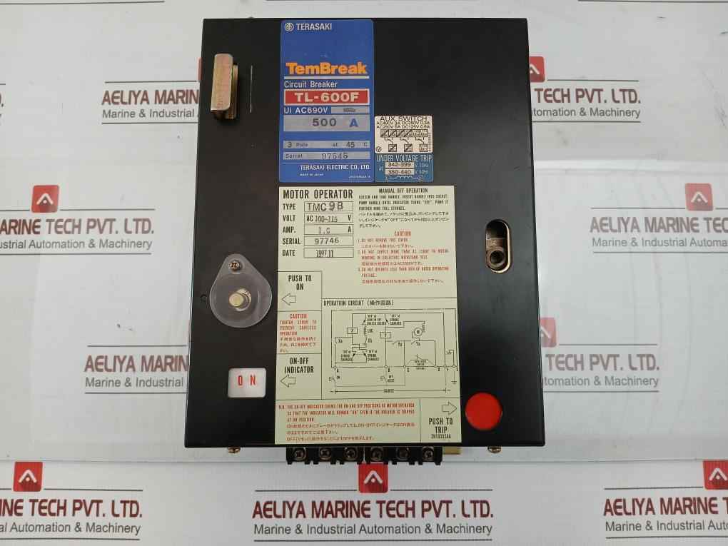 Tl-600F Circuit Breaker Ac 380V-440V 60Hz Terasaki Electric