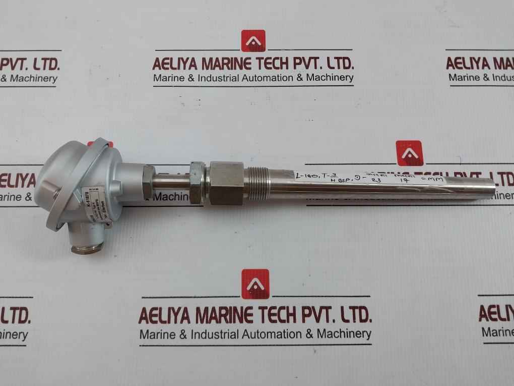 Tmh-ellerbek Temperature Sensor Probe L-180, T-3/4 Bsp, D-23, 17= Mm Tf034.015