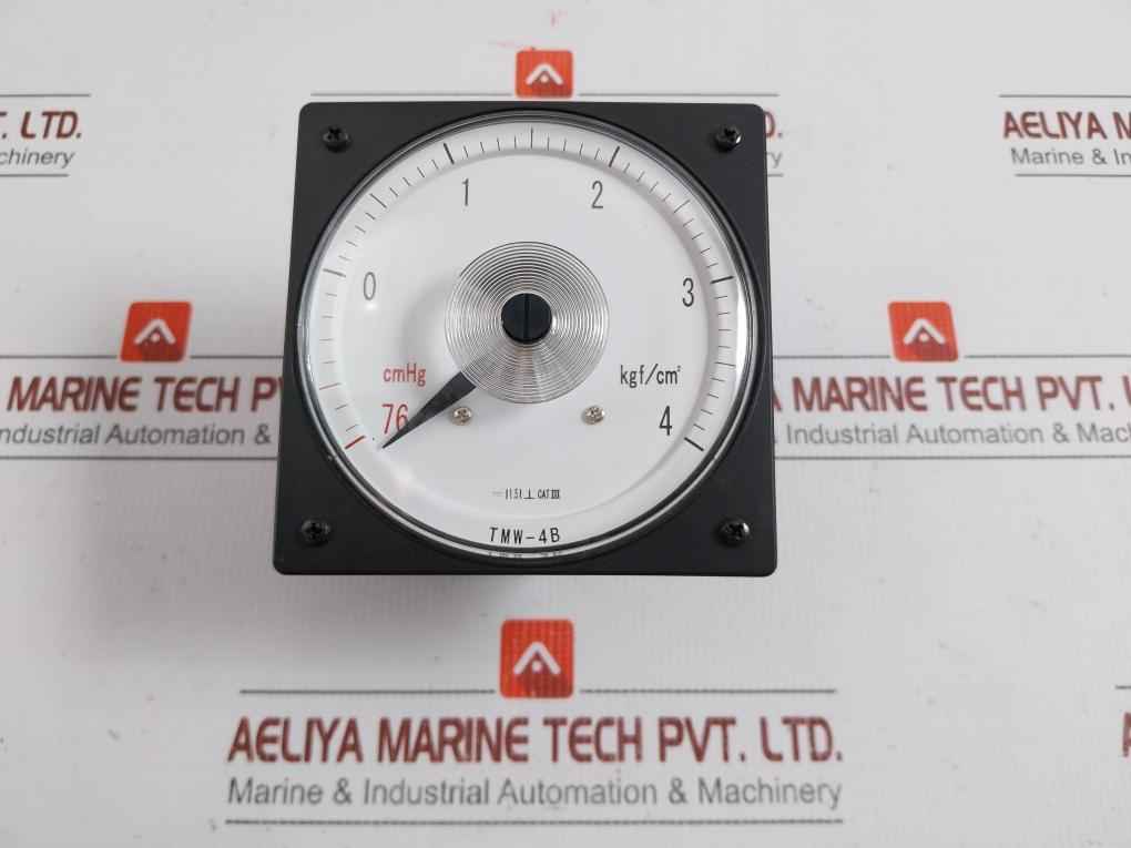 Tmw-4B Pressure Indicator Tsuruga Electric Corporation 76Cmhg-4Kgf/Cm2