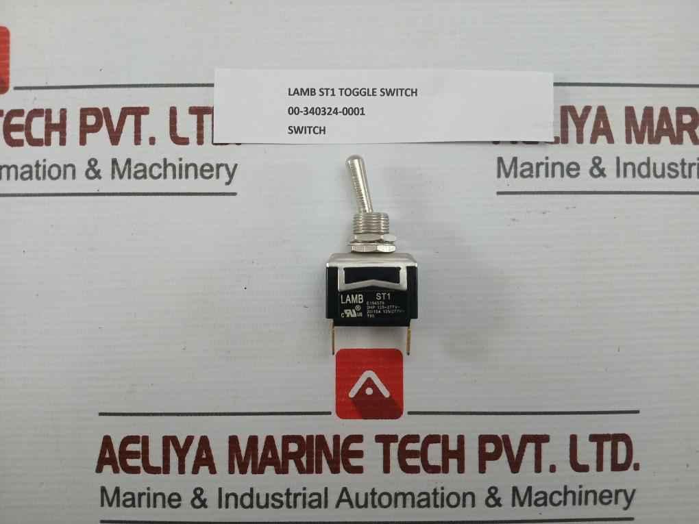 Toggle Switch 20/15A Vulcan Hart Part No. 00-340324-0001