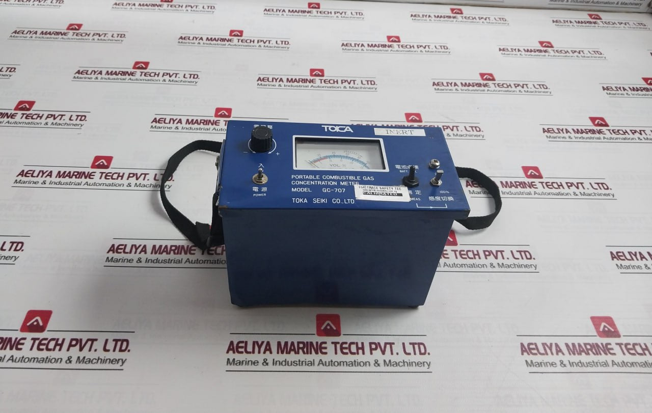 Toka Seiki Gc-707 Portable Combustible Gas Concentration M-740523-1Cba Class 2.5