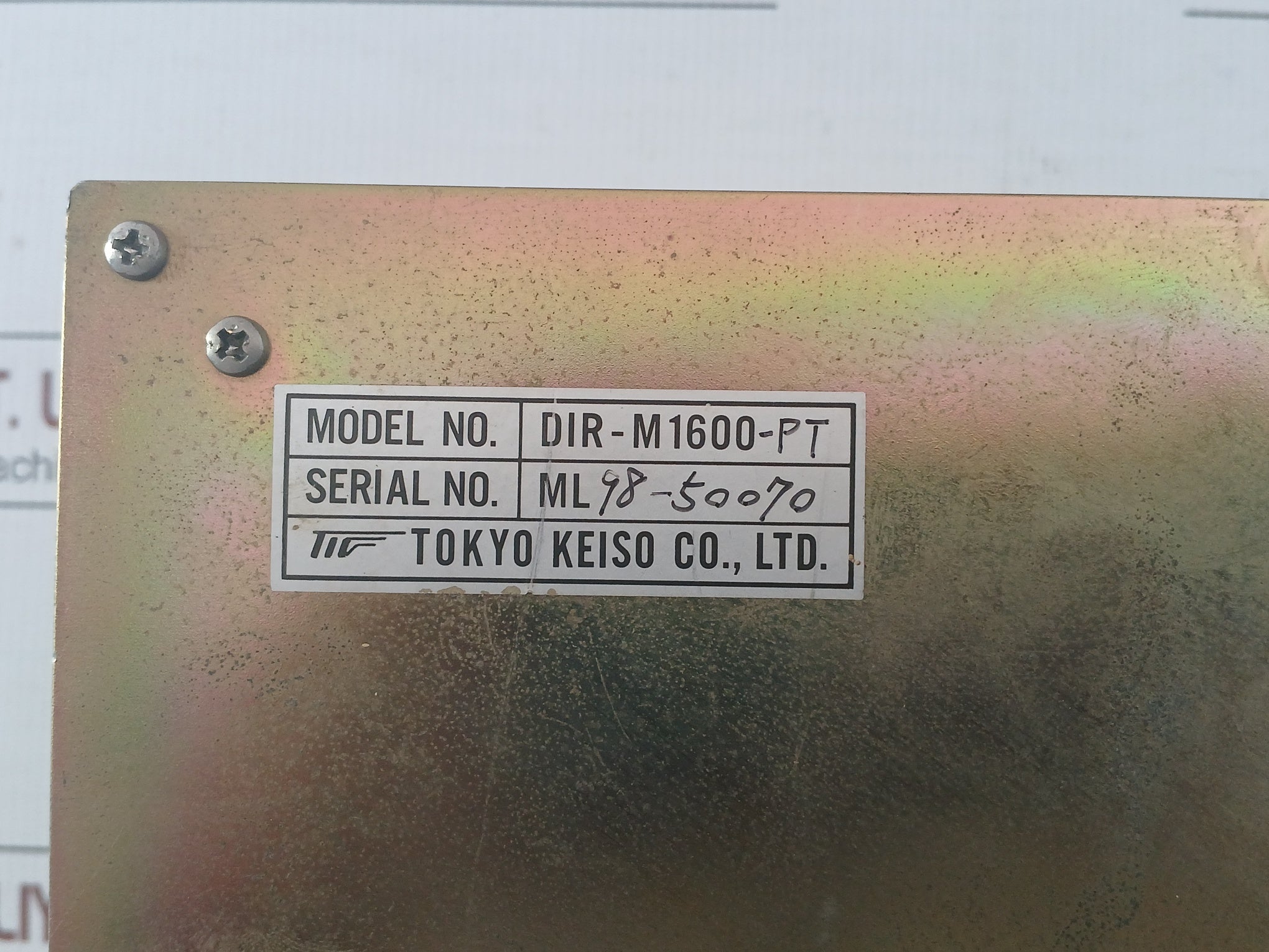 Dir-m1600-pt Monitor Multi For Cargo Tank Level And Temperature 24V Tokyo Keiso