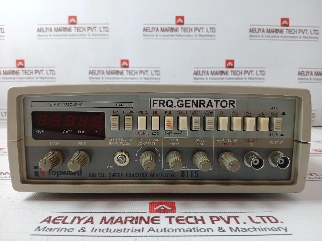 Topward 8115 Digital Sweep Function Generator Ame00035 18 Va Max 50-60Hz 0.3A