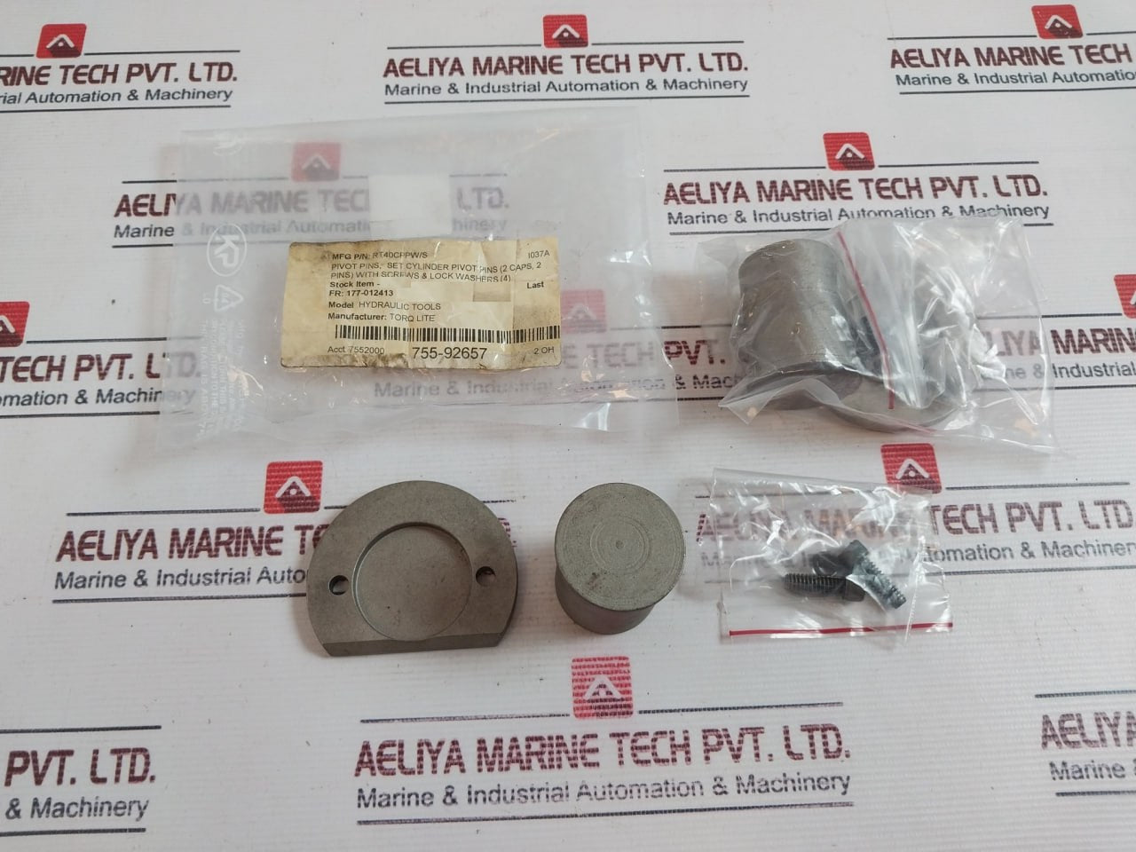Torq Lite Rt40Cppw/S Cylinder Pivot Pins With Screw & Lock Washer