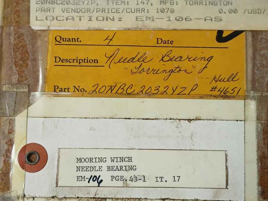 Torrington 20Nbc2032Yzp Needle Roller Bearing Used