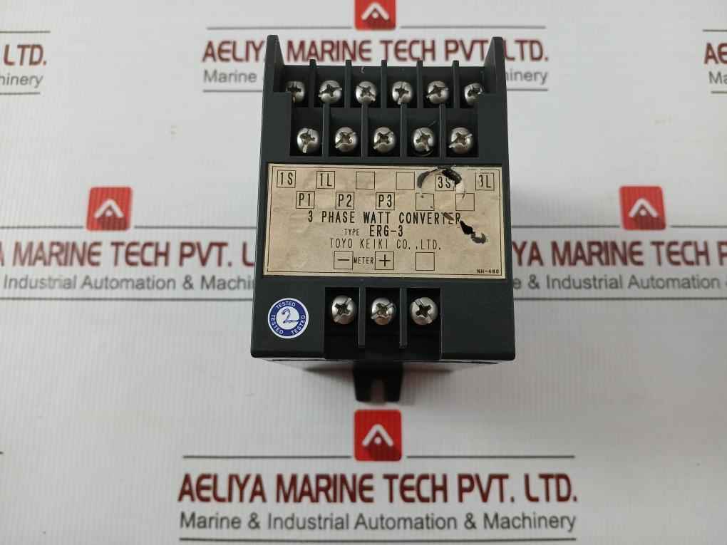 Toyo Keiki 3 Phase Watt Converter Erg-3