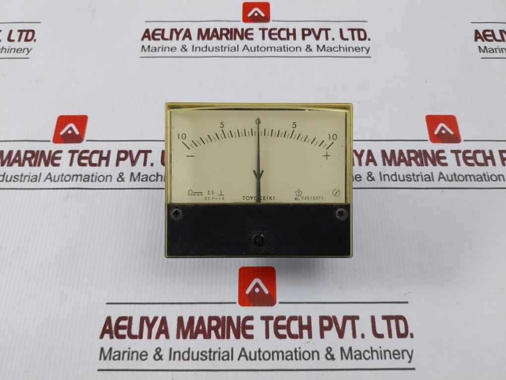 Toyo Keiki Dcf-10 Analog Panel Meter 