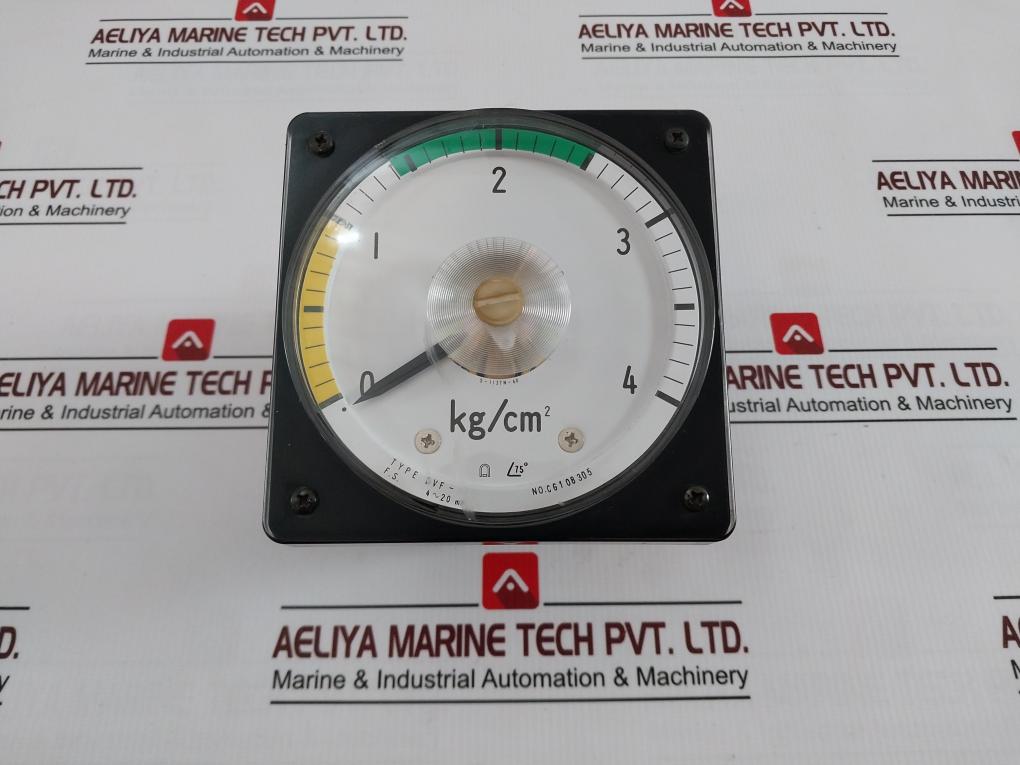 Toyo Keiki Dvf-11 Pressure Indicator 0-4 Kg/Cm2 S-1137N-60 1.5 Nh-214-2 4-20Ma
