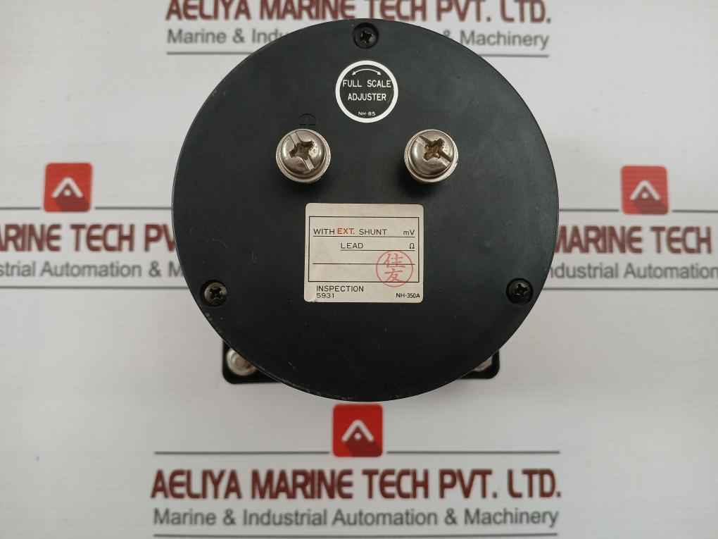 Toyo Keiki Dvf-11V Analog Ammeter 0-20A 50Mv Shunt