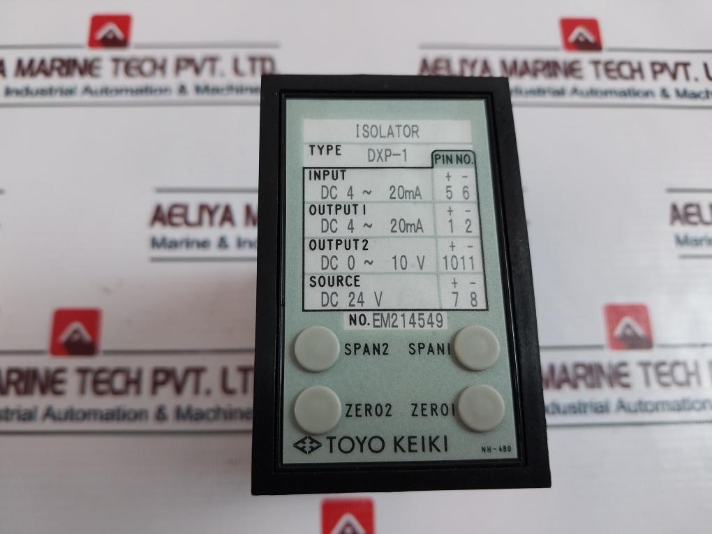 Toyo Keiki DXP-1 Isolator with Base 24VDC