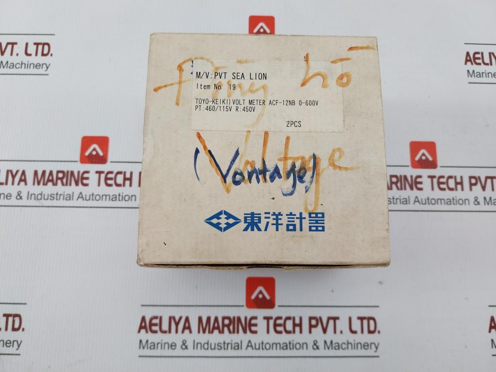 Toyokeiki Volt Meter Jq0508139 0-600V