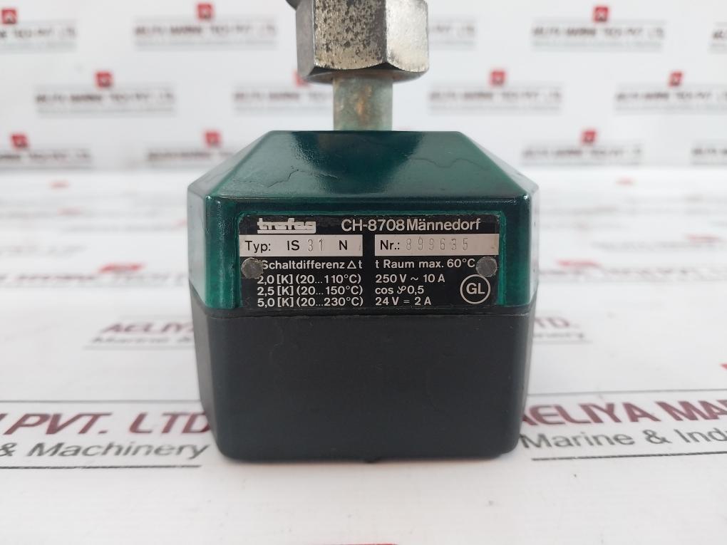 Trafag Is31N Thermostat 250V Ac 10A