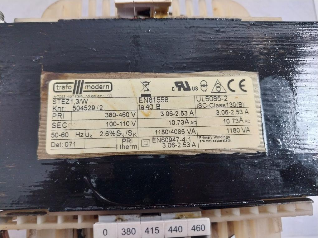 Trafo Modern Stez 1,3/W Single-phase Control Transformer 100-110V 3.06-2.53A