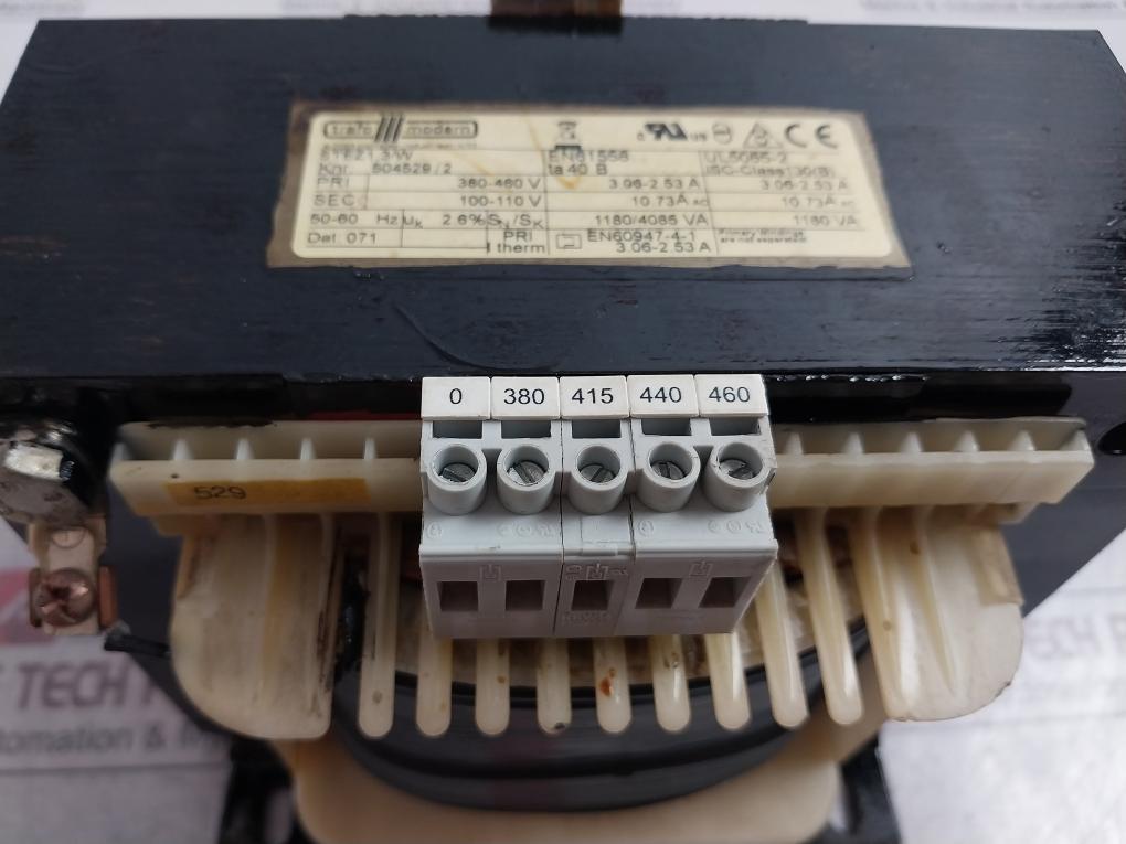 Trafo Modern Stez 1,3/W Single-phase Control Transformer 100-110V 3.06-2.53A