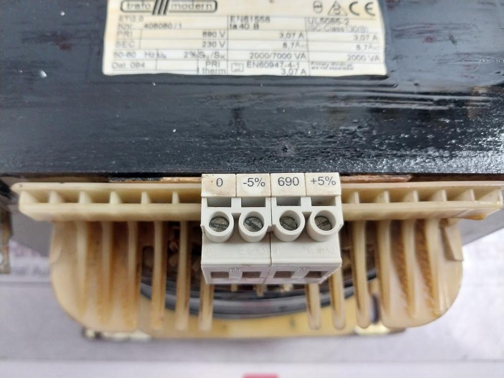 Trafo Modern Sti2,0 Control Transformer 230V 8 7Aac Ul5085-2 2000Va