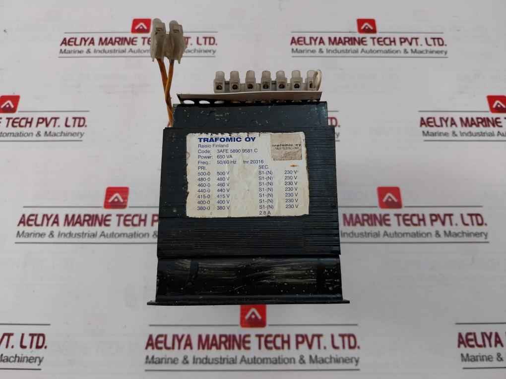 Trafomic 3Afe 5890 9581 C Transformer 650Va 50/60Hz 2.8A