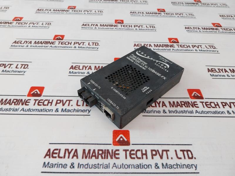 Transition Networks E-100Btx-fx-05(Sc) Ethernet Media Converter 12V Dc