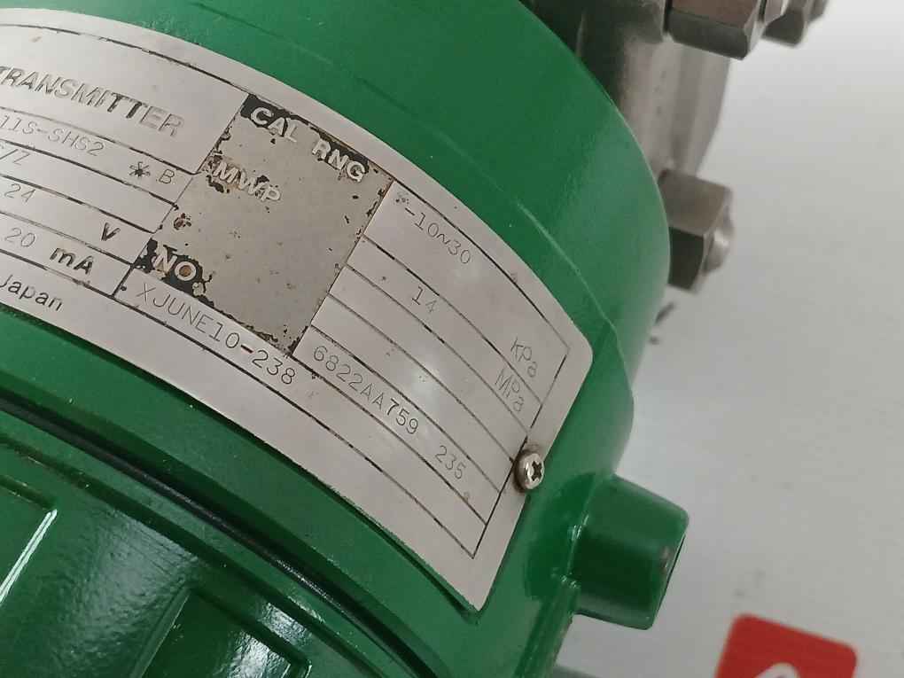 Transmitter Output Une11S-shs2 *B Yokogawa Dc 4-20 Ma 0-300 Kpa 24 V