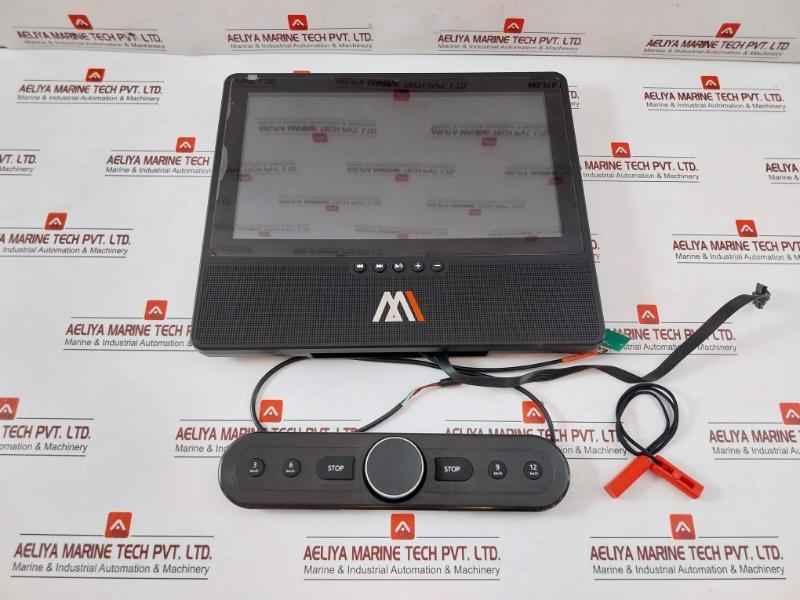 Treadmill Console Integrated Screen With Control Button & Central Speed Knob