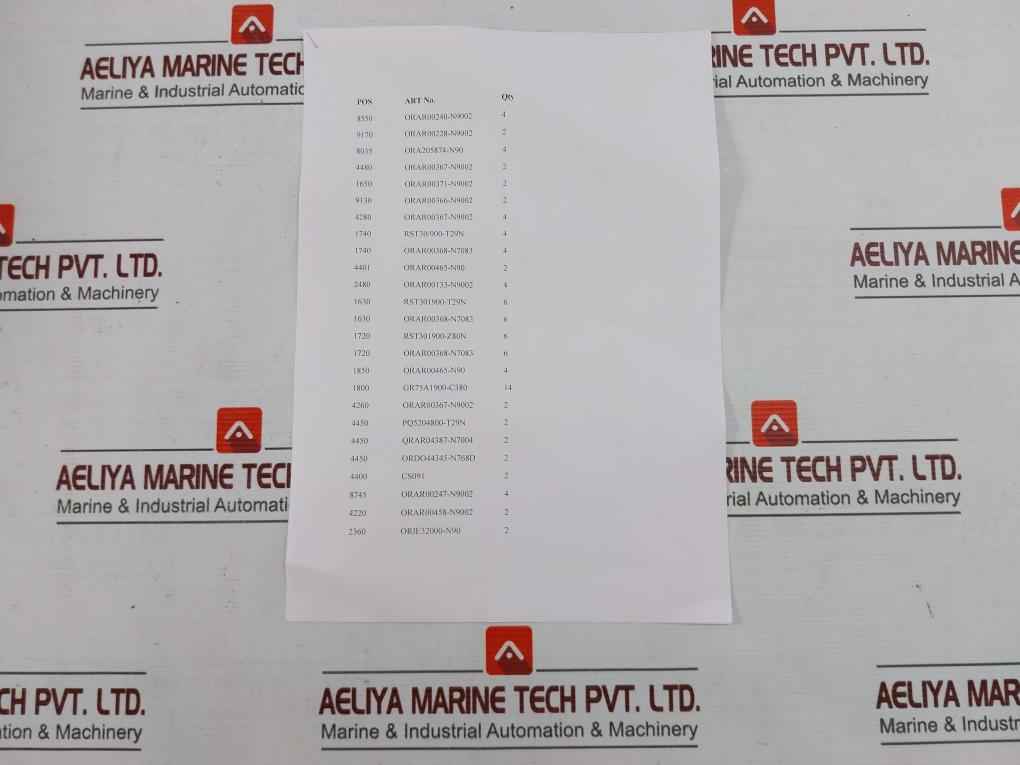 Trelleborg Orar00133-n9002 Seal Set For Drt Cylinder 480Mm/190Mm/15240Mm, Sk055