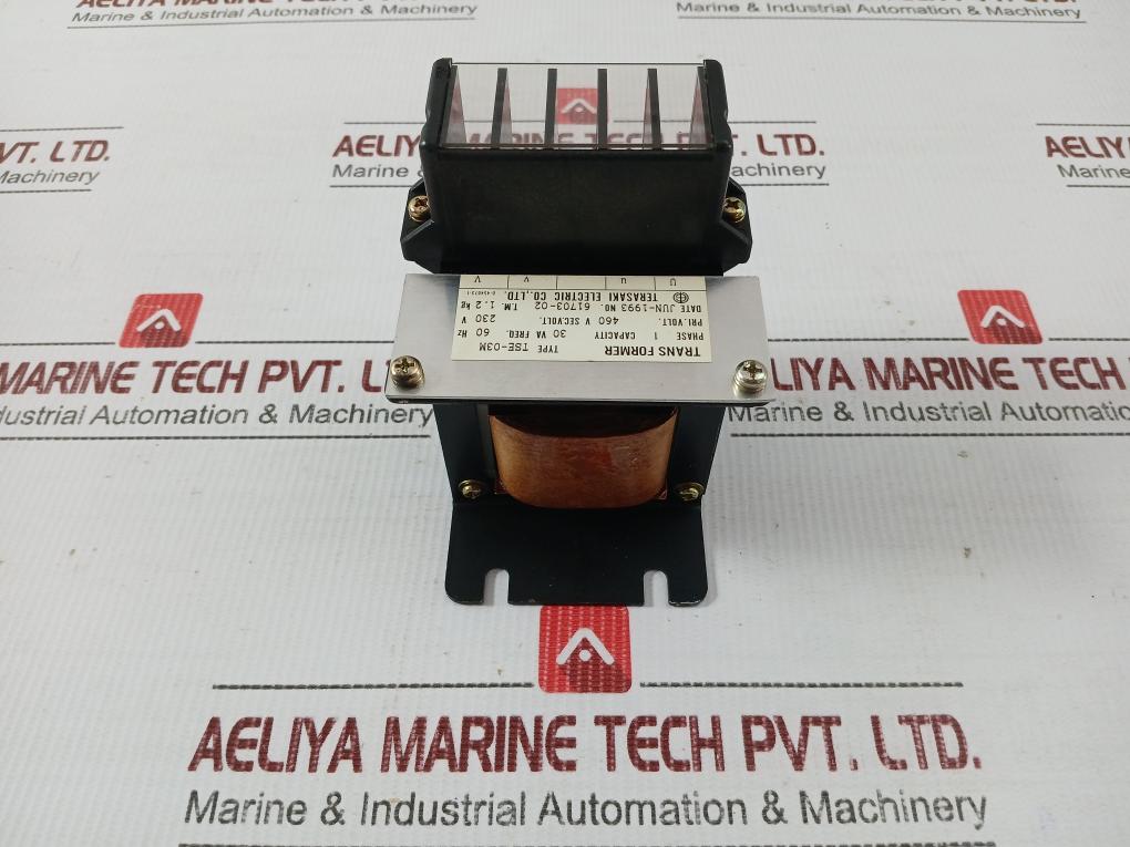 Tse-03m-Single-Phase-Control-Transformer-Brand-Terasaki-Electric-30va-460v-5