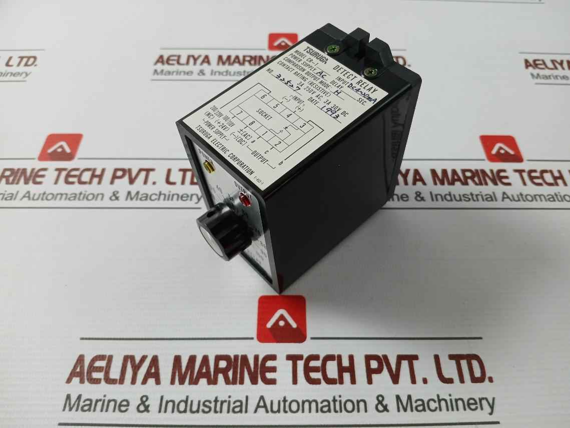 Tsuruga Cr-1 Detect Relay With Base Input Dc 4-20Ma D-42821-2 Fa-no60A