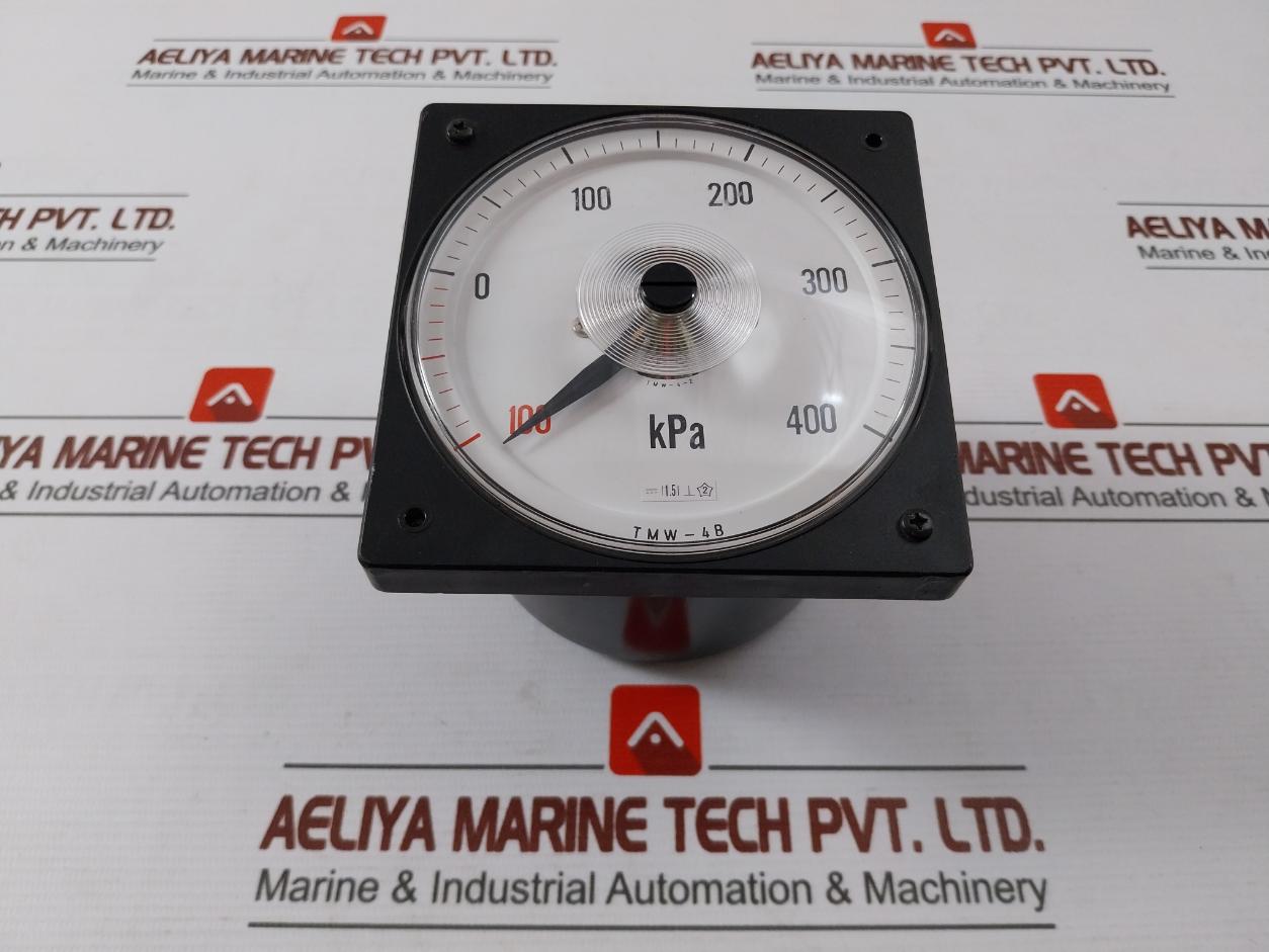 Tsuruga Tmw-4B Wide Angle Round Indicator -100 To 400 Kpa