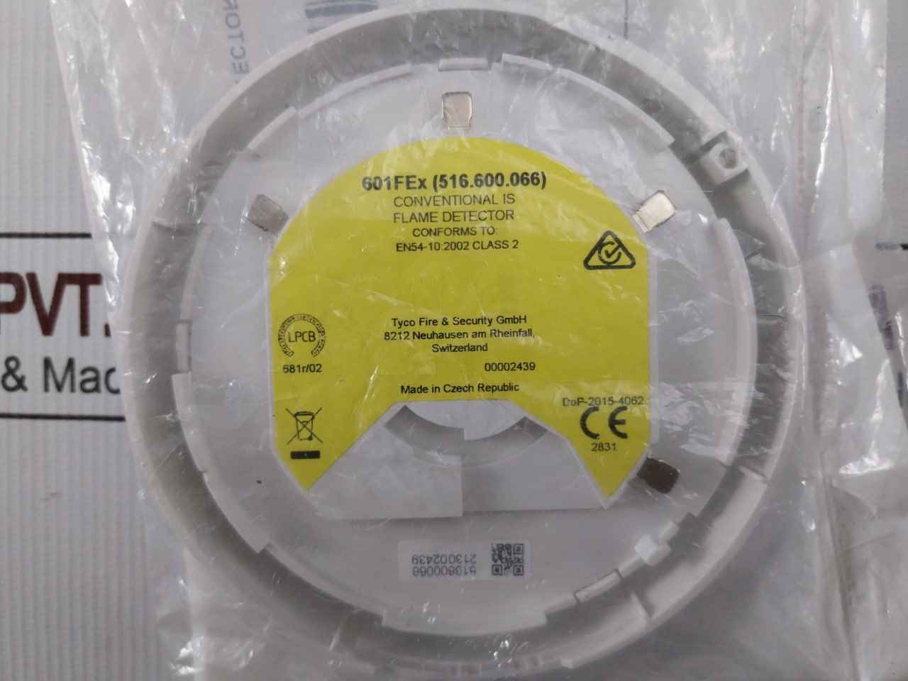 Tyco 601Fex (516.600.066) Conventional Flame Detector 28V -20C Ta +70C