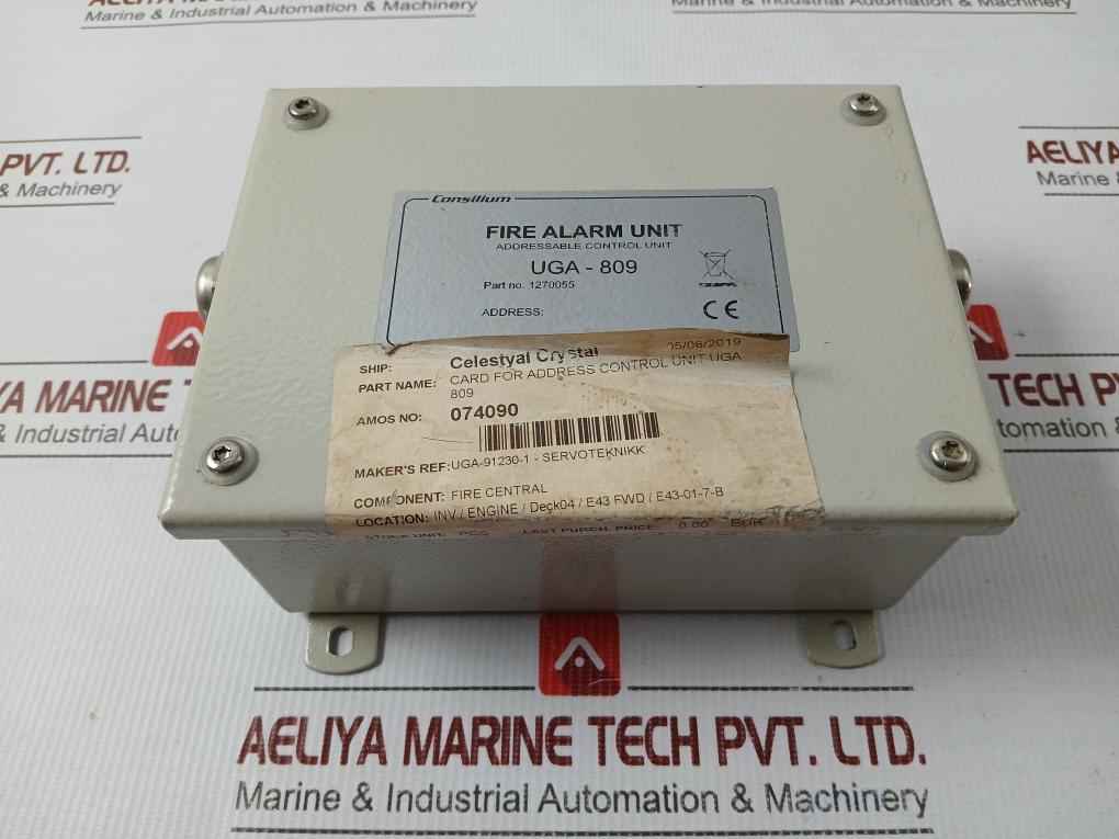 Uga-809 1270055 Fire Alarm Unit Servoteknikk