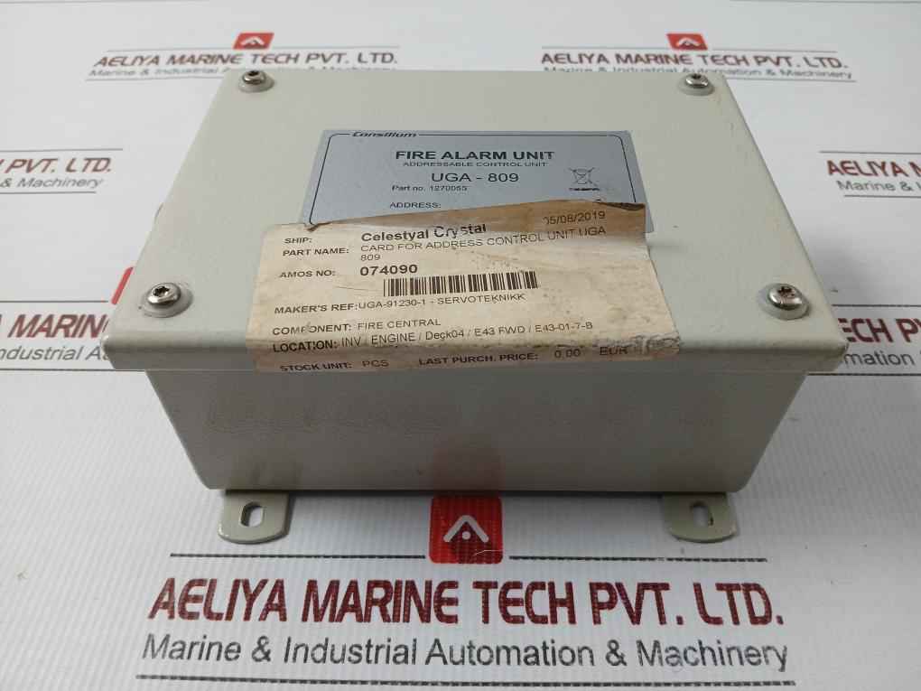 Uga-809 1270055 Fire Alarm Unit Servoteknikk