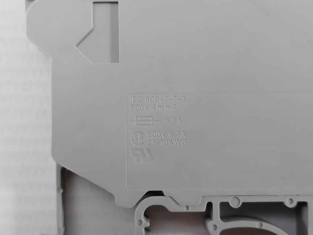Uk 5-hesi Gy Phoenix Contact Fuse Modular Terminal Block (1 Box = 50 Pcs)