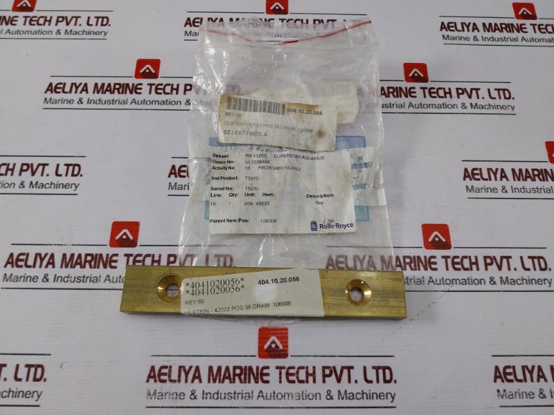 Ulstein 42022 Key For Rolls-royce Marine