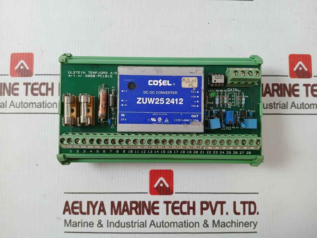 Ulstein Tenfjord 5880-pc1015 Dc-dc Converter Terminal Block Type 1