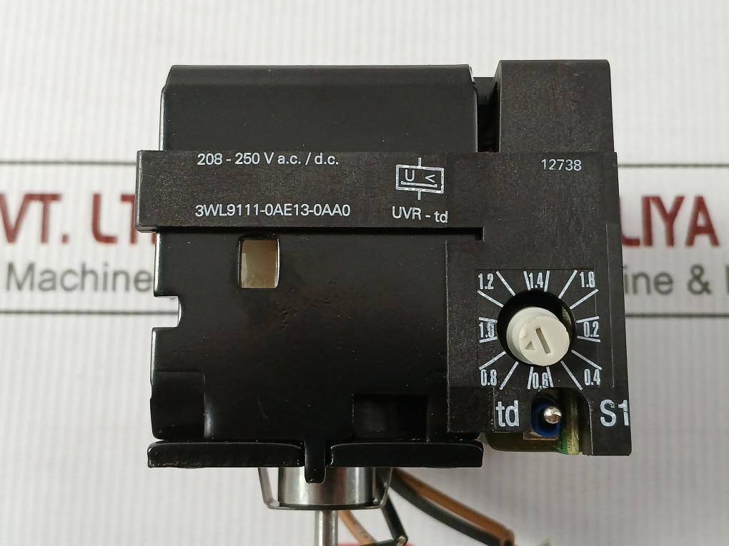 Under Voltage Release Circuit Breaker Accessory 3Wl9111-0Ae13-0Aa0 Siemens