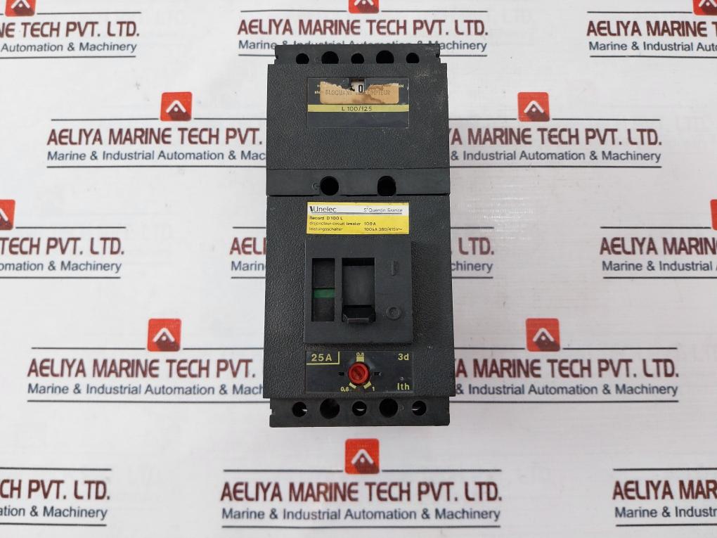 Unelec RECORD D 100 L Circuit Breaker 100A