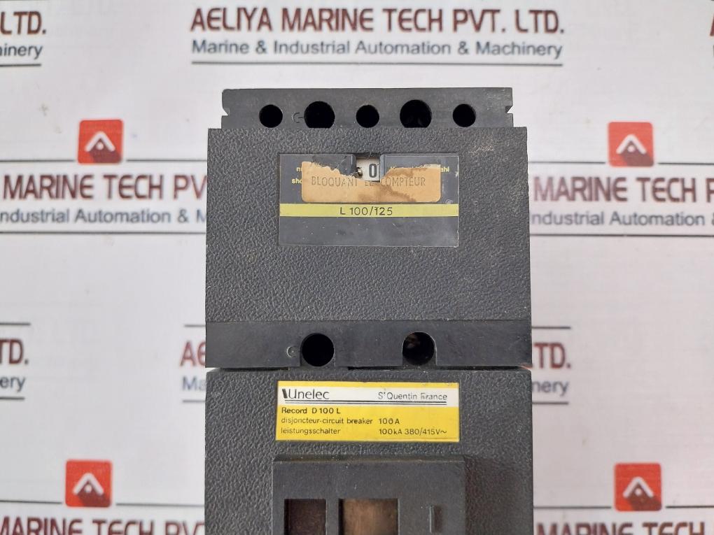 Unelec RECORD D 100 L Circuit Breaker 100A