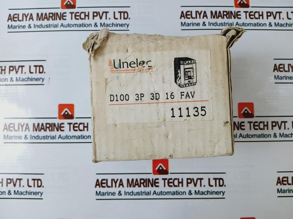 Unelec Record D100 Moulded Case Circuit Breaker 16A 500Vac 50/60Hz